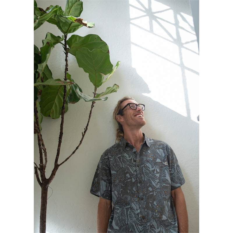 Durban Short Sleeve Button Up - Slate