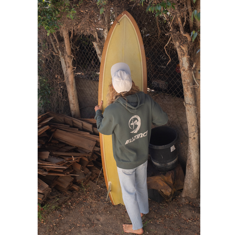 Overspray Tube Rider Hoodie Alpine Green